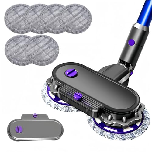 Wischaufsatz für Dysón V7/V8/V10/V11 Staubsauger,Wassertank kompatibel mit Staubsauger V7 V8 V10 V11, Elektrischer Bodenwischer Zubehör mit Abnehmbarer Wassertank - mit 6 Waschbaren Mops Wischaufsatz für Dysón V7/V8/V10/V11 Staubsauger,Wassertank kompatibel mit Staubsauger V7 V8 V10 V11, Elektrischer Bodenwischer Zubehör mit Abnehmbarer Wassertank - mit 6 Waschbaren Mops von MYAYD