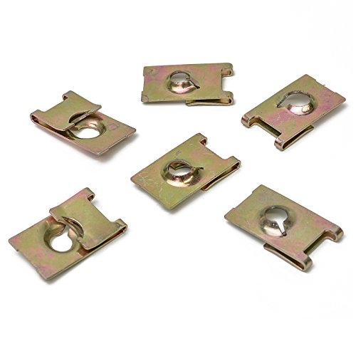 20x Universal Metall Halterung Klammern Klemme Mutter 25 x 14,5 Uni | CL-0377 von MYBA-S