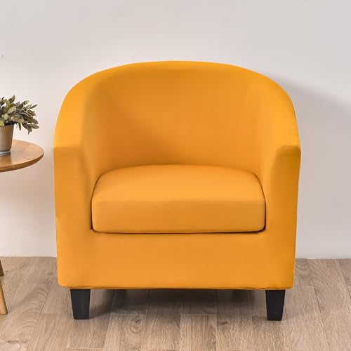 MYBMPFRHO 2 Stück Sesselbezug Stretch,Sesselschoner Sesselüberwurf Universal Sesselhussen Waschbar Sesselüberzug Hussen Cocktailsessel Clubsessel Überzug - Weich, hoher Dehnung(B,2PCS) von MYBMPFRHO