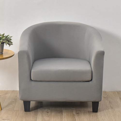 MYBMPFRHO 2 Stück Sesselbezug Stretch,Sesselschoner Sesselüberwurf Universal Sesselhussen Waschbar Sesselüberzug Hussen Cocktailsessel Clubsessel Überzug - Weich, hoher Dehnung(C,1PCS) von MYBMPFRHO