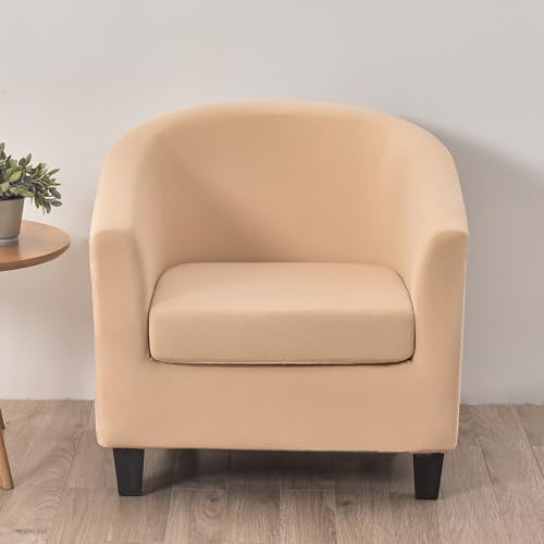 MYBMPFRHO 2 Stück Sesselbezug Stretch,Sesselschoner Sesselüberwurf Universal Sesselhussen Waschbar Sesselüberzug Hussen Cocktailsessel Clubsessel Überzug - Weich, hoher Dehnung(J,2PCS) von MYBMPFRHO