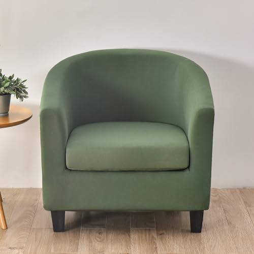 MYBMPFRHO 2 Stück Sesselbezug Stretch,Sesselschoner Sesselüberwurf Universal Sesselhussen Waschbar Sesselüberzug Hussen Cocktailsessel Clubsessel Überzug - Weich, hoher Dehnung(K,2PCS) von MYBMPFRHO