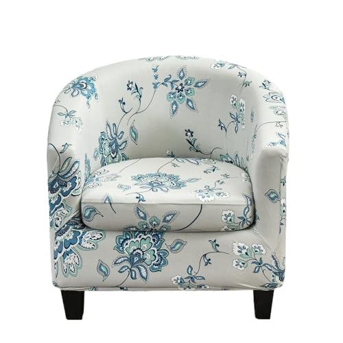 MYBMPFRHO 2er Set Sesselbezug Stretch Drucken Sessel Überzug Elastisch Universal Sesselhussen Waschbar Sesselüberzug Hussen Cocktailsessel Clubsessel Überzug(V) von MYBMPFRHO
