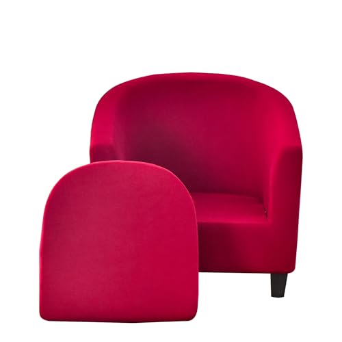 MYBMPFRHO Sesselbezug Stretch, 2 Stück Sesselschoner Sesselüberwurf Universal Sesselhussen Waschbar Sesselüberzug Hussen Cocktailsessel Clubsessel Überzug - Weich, hoher Dehnung(A,2PCS) von MYBMPFRHO