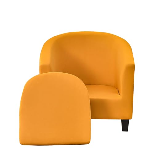 MYBMPFRHO Sesselbezug Stretch, 2 Stück Sesselschoner Sesselüberwurf Universal Sesselhussen Waschbar Sesselüberzug Hussen Cocktailsessel Clubsessel Überzug - Weich, hoher Dehnung(B,2PCS) von MYBMPFRHO