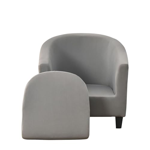 MYBMPFRHO Sesselbezug Stretch, 2 Stück Sesselschoner Sesselüberwurf Universal Sesselhussen Waschbar Sesselüberzug Hussen Cocktailsessel Clubsessel Überzug - Weich, hoher Dehnung(C,2PCS) von MYBMPFRHO