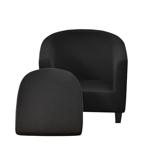 MYBMPFRHO Sesselbezug Stretch, 2 Stück Sesselschoner Sesselüberwurf Universal Sesselhussen Waschbar Sesselüberzug Hussen Cocktailsessel Clubsessel Überzug - Weich, hoher Dehnung(D,2PCS) von MYBMPFRHO