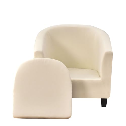 MYBMPFRHO Sesselbezug Stretch, 2 Stück Sesselschoner Sesselüberwurf Universal Sesselhussen Waschbar Sesselüberzug Hussen Cocktailsessel Clubsessel Überzug - Weich, hoher Dehnung(J,2PCS) von MYBMPFRHO