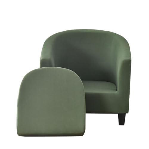 MYBMPFRHO Sesselbezug Stretch, 2 Stück Sesselschoner Sesselüberwurf Universal Sesselhussen Waschbar Sesselüberzug Hussen Cocktailsessel Clubsessel Überzug - Weich, hoher Dehnung(K,2PCS) von MYBMPFRHO