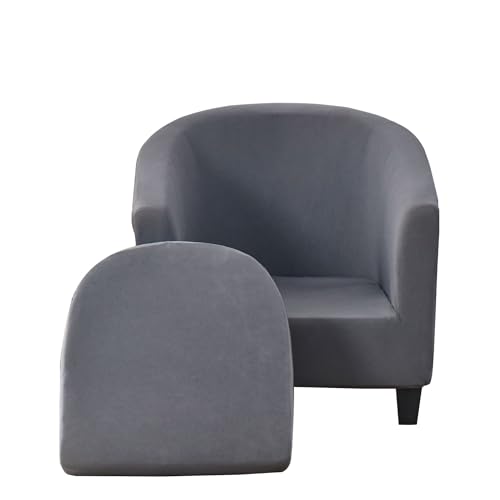MYBMPFRHO Sesselbezug Stretch, 2 Stück Sesselschoner Sesselüberwurf Universal Sesselhussen Waschbar Sesselüberzug Hussen Cocktailsessel Clubsessel Überzug - Weich, hoher Dehnung(S,2PCS) von MYBMPFRHO