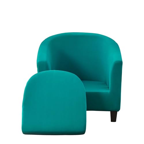 MYBMPFRHO Sesselbezug Stretch, 2 Stück Sesselschoner Sesselüberwurf Universal Sesselhussen Waschbar Sesselüberzug Hussen Cocktailsessel Clubsessel Überzug - Weich, hoher Dehnung(V,2PCS) von MYBMPFRHO