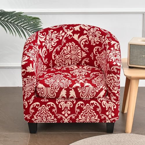 MYBMPFRHO Sesselbezug Stretch mit Armlehne 2 Stück, Überzug Universal Sesselhussen Stretch Weich Sesselüberzug Elastisch Sessel für Clubsessel Loungesessel Cocktailsessel(A10) von MYBMPFRHO