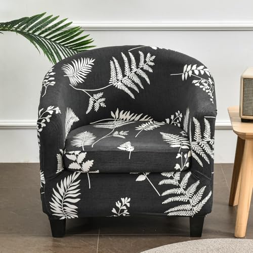 MYBMPFRHO Sesselbezug Stretch mit Armlehne 2 Stück, Überzug Universal Sesselhussen Stretch Weich Sesselüberzug Elastisch Sessel für Clubsessel Loungesessel Cocktailsessel(A10) von MYBMPFRHO