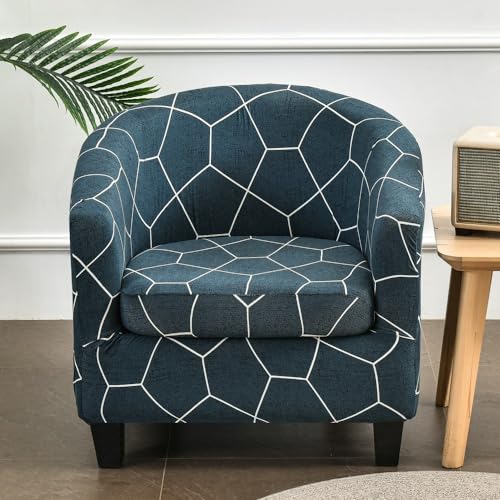MYBMPFRHO Sesselbezug Stretch mit Armlehne 2 Stück, Überzug Universal Sesselhussen Stretch Weich Sesselüberzug Elastisch Sessel für Clubsessel Loungesessel Cocktailsessel(A15) von MYBMPFRHO