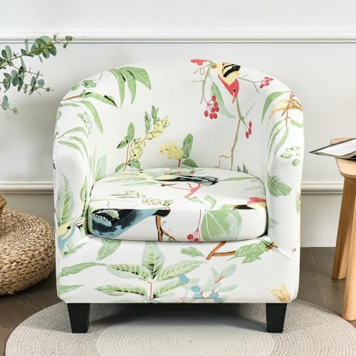 MYBMPFRHO Sesselbezug Stretch mit Armlehne 2 Stück, Überzug Universal Sesselhussen Stretch Weich Sesselüberzug Elastisch Sessel für Clubsessel Loungesessel Cocktailsessel(A27) von MYBMPFRHO