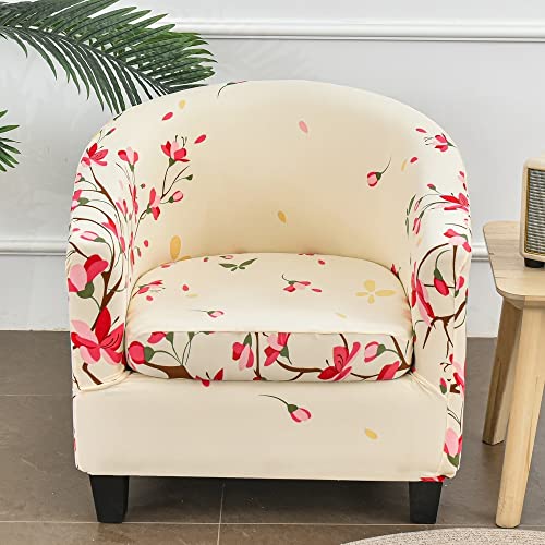 MYBMPFRHO Sesselbezug Stretch mit Armlehne 2 Stück, Überzug Universal Sesselhussen Stretch Weich Sesselüberzug Elastisch Sessel für Clubsessel Loungesessel Cocktailsessel(A4) von MYBMPFRHO