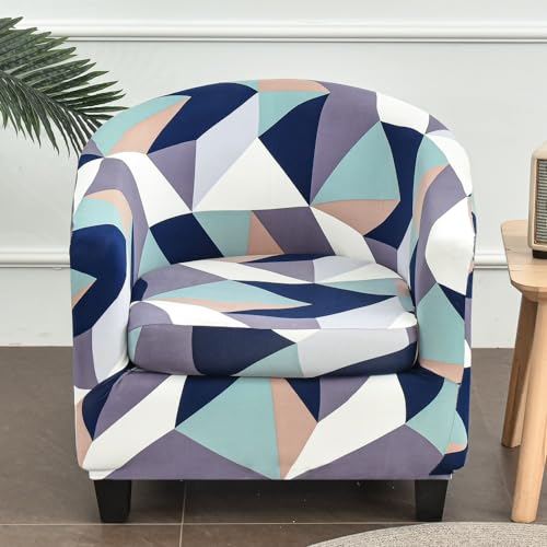 MYBMPFRHO Sesselbezug Stretch mit Armlehne 2 Stück, Überzug Universal Sesselhussen Stretch Weich Sesselüberzug Elastisch Sessel für Clubsessel Loungesessel Cocktailsessel(B) von MYBMPFRHO