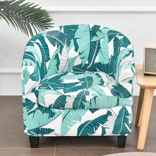 MYBMPFRHO Sesselbezug Stretch mit Armlehne 2 Stück, Überzug Universal Sesselhussen Stretch Weich Sesselüberzug Elastisch Sessel für Clubsessel Loungesessel Cocktailsessel(E) von MYBMPFRHO