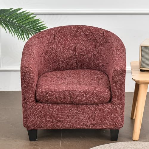 MYBMPFRHO Sesselbezug Stretch mit Armlehne 2 Stück, Überzug Universal Sesselhussen Stretch Weich Sesselüberzug Elastisch Sessel für Clubsessel Loungesessel Cocktailsessel(O) von MYBMPFRHO