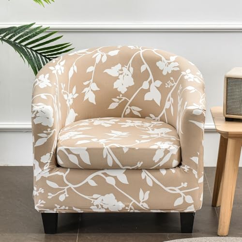 MYBMPFRHO Sesselbezug Stretch mit Armlehne 2 Stück, Überzug Universal Sesselhussen Stretch Weich Sesselüberzug Elastisch Sessel für Clubsessel Loungesessel Cocktailsessel(P) von MYBMPFRHO
