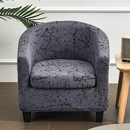 MYBMPFRHO Sesselbezug Stretch mit Armlehne 2 Stück, Überzug Universal Sesselhussen Stretch Weich Sesselüberzug Elastisch Sessel für Clubsessel Loungesessel Cocktailsessel(P) von MYBMPFRHO