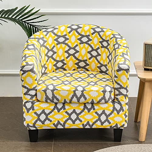 MYBMPFRHO Sesselbezug Stretch mit Armlehne 2 Stück, Überzug Universal Sesselhussen Stretch Weich Sesselüberzug Elastisch Sessel für Clubsessel Loungesessel Cocktailsessel(Q) von MYBMPFRHO