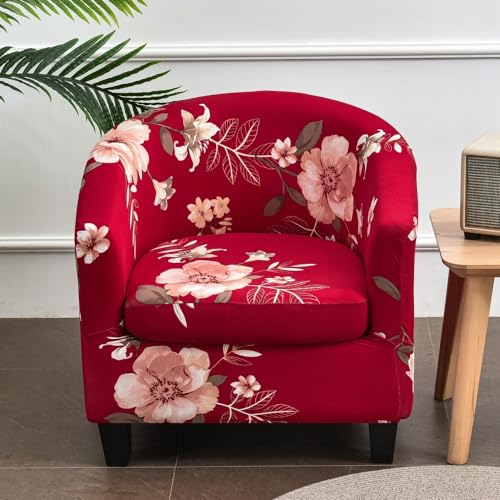 MYBMPFRHO Sesselbezug Stretch mit Armlehne 2 Stück, Überzug Universal Sesselhussen Stretch Weich Sesselüberzug Elastisch Sessel für Clubsessel Loungesessel Cocktailsessel(S) von MYBMPFRHO