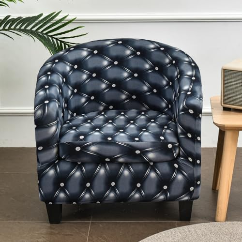 MYBMPFRHO Sesselbezug Stretch mit Armlehne 2 Stück, Überzug Universal Sesselhussen Stretch Weich Sesselüberzug Elastisch Sessel für Clubsessel Loungesessel Cocktailsessel(T) von MYBMPFRHO