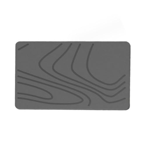 MYBSXKEOZ Anti-Rutsch-Badematte, Badematte Stein Schnell Trocken,Stein-Badematte, Super Saugfähige Badematte, Badematte Super-absorbierende Badematte, Badteppich(A) von MYBSXKEOZ