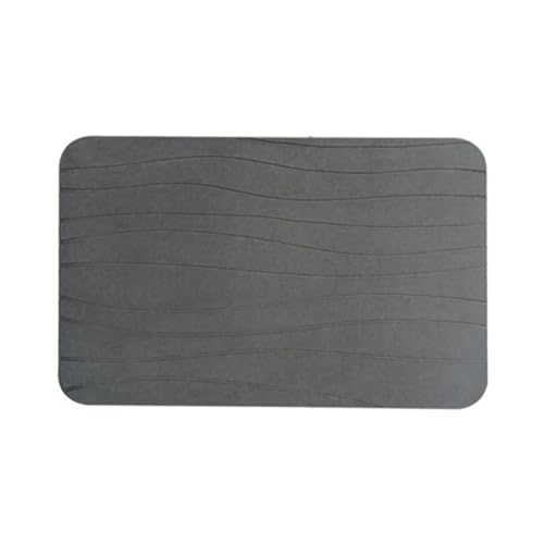 MYBSXKEOZ Anti-Rutsch-Badematte, Badematte Stein Schnell Trocken,Stein-Badematte, Super Saugfähige Badematte, Badematte Super-absorbierende Badematte, Badteppich(D) von MYBSXKEOZ
