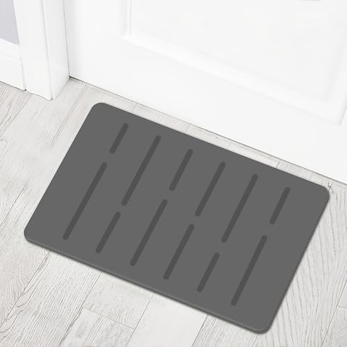 MYBSXKEOZ Anti-Rutsch-Badematte, Badematte Stein Schnell Trocken,Stein-Badematte, Super Saugfähige Badematte, Badematte Super-absorbierende Badematte, Badteppich(G) von MYBSXKEOZ