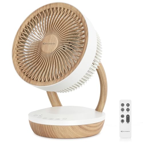 MYCARBON leise Ventilator 20dB DC Motor 1850m³/h Luftmenge 8 Stufe ECO Modus Ventilator 3D Luftumwälzer für 30m² Schlafzimmer Turbo Tischventilator 8h Timmer MYCARBON leise Ventilator 20dB DC Motor 1850m³/h Luftmenge 8 Stufe ECO Modus Ventilator 3D Luftumwälzer für 30m² Schlafzimmer Turbo Tischventilator 8h Timmer von MYCARBON