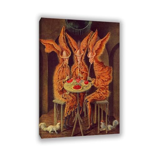 MYCGGDGH Berühmte Gemälde Wandkunst Vegeta Vampire von Remedios Varo Kunstdrucke Leinwand Surrealismus Poster für Wohnzimmer Wanddekoration 120x80cm(47x31in) Innenrahmen von MYCGGDGH