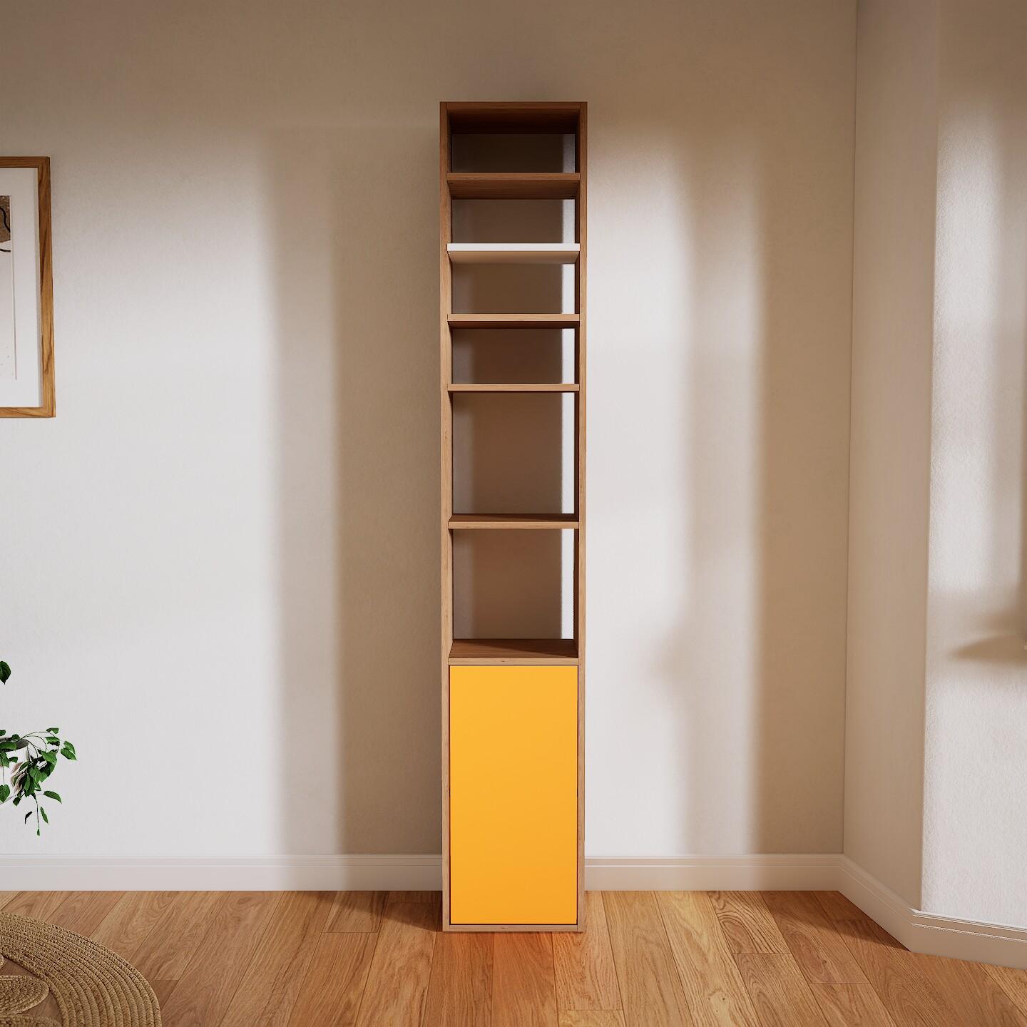 Hochschrank Gelb - Moderner Schrank: Türen in Gelb - Hochwertige Materialien - 41 x 232 x 34 cm, Selbst zusammenstellen von MYCS