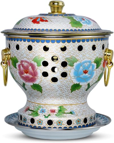 Chinesischer Kupfer-Hotpot, traditioneller chinesischer Kupfer-Hotpot aus Peking mit Deckel, Hotpot-Shabu-Töpfe mit geteiltem Design, for die Verwendung mit Familie und Freunden oder im Restaurant.(St von MYDZSWZX