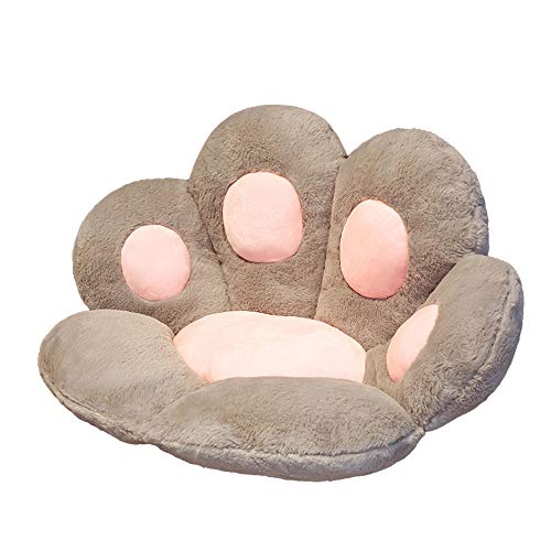 MYEBP Cat Paw Pad Kissen, Bärentatze Bürostuhl Kissen, Cat Paw Shape Lazy Sofa Büro Sitzkissen, Office Cosy Warm Sitzkissen, Plüsch Sofakissen Home Decoration （S/L） von MYEBP