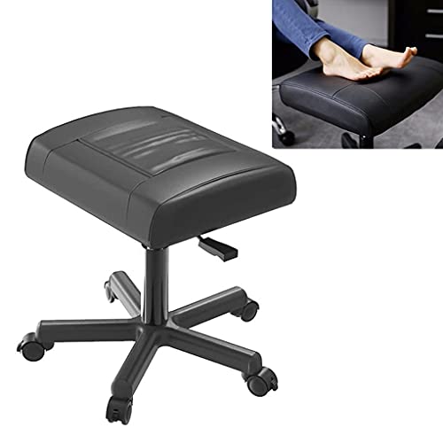 MYEBP Fußstütze Fußstützen Mit Rädern Für Büro, fußstütze Hocker Fußhocker Höhenverstellbarer Gaming Stuhl Fußhocker PU Leder Fußständer Unter Dem Schreibtisch Rollende Beinstütze MYEBP Fußstütze Fußstützen Mit Rädern Für Büro, fußstütze Hocker Fußhocker Höhenverstellbarer Gaming Stuhl Fußhocker PU Leder Fußständer Unter Dem Schreibtisch Rollende Beinstütze von MYEBP