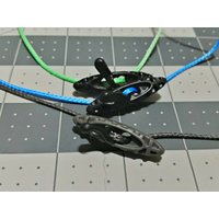 Tac Toggles Mit Micro Pulls Toggle Schwarz 10Er Pack Anbindegerät von MYERSTECHHAMMOCKLAB
