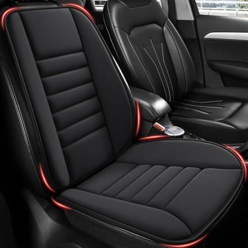 Auto-Sitzkissen und Lendenwirbelstützkissen Memory Foam Schreibtischstuhl Kissen Rückenstütze für Autositz Fahrer von MYFAMIREA