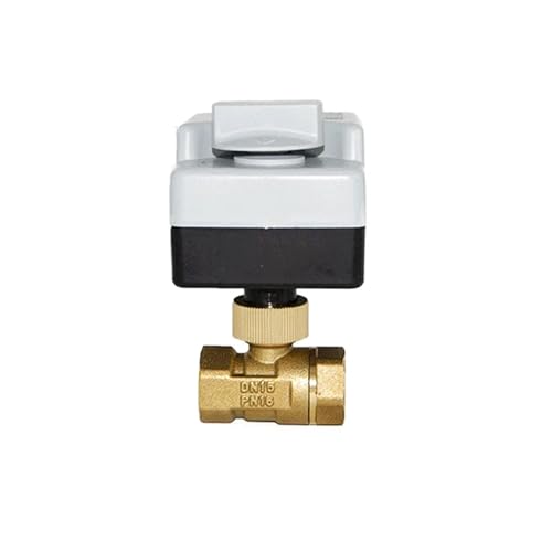 1/2" 3/4" 1" 2" Motorized Ball Valve 220V Three Wire Two Point Control Brass Electric Ball Valve With Manual Switch(1/2") von MYGZNDDEV