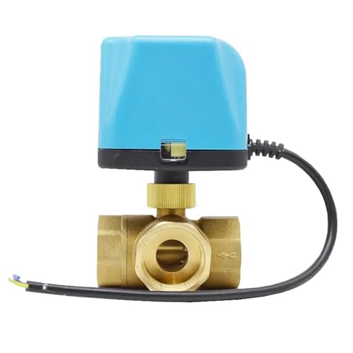1/2" 3/4" 1" 2" Three WayBrass Electric Ball Valve 220V 12V 24V 2-Wire Motorized Ball Valve(1",24VDC_NORMALLY CLOSED) von MYGZNDDEV
