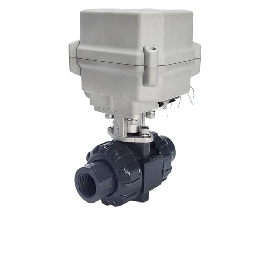 1/2 INCH Electric Motorised ball Valve PVC True Union BSP, NPT Glue End DN15 Electric motor control valve certifed metal gear(BSP THREAD_DC24V_CR702) von MYGZNDDEV