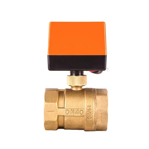 1-1/2" Motorized 2-Way Ball Valve DN40 Brass Electric Ball Valve 3-Wire 2 Point Control 220V 12V 24V(220VAC) von MYGZNDDEV