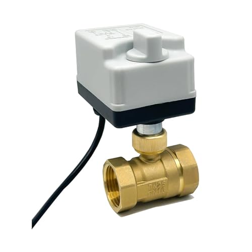 2 Way Brass Motorized Ball Valve DN15-DN50 3-Wire 2-Control Electric Actuators with Manual Switch 220V 12V 24V(DN50,220VAC) von MYGZNDDEV