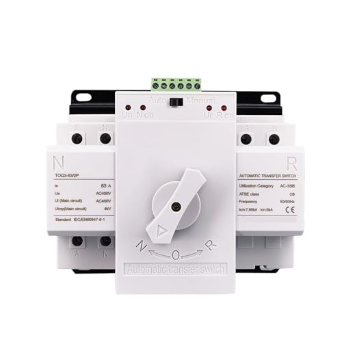 2 input 1 outpout 2P 63A 230V 50/60Hz MCB type Dual Power Automatic transfer switch von MYGZNDDEV