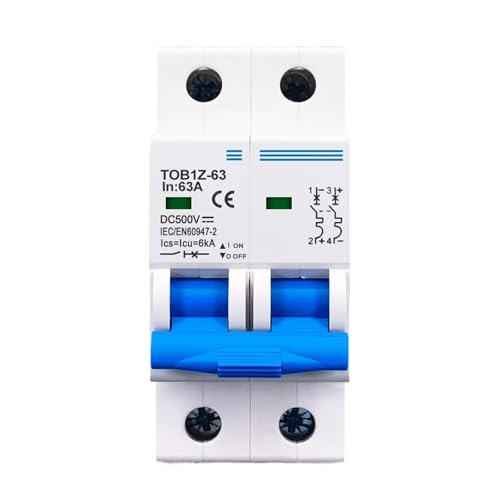 2P DC 6KA 500V Mini Circuit Breaker 3A 6A 10A 16A 20A 25A 32A 40A 50A 63A Y connection(63A) von MYGZNDDEV