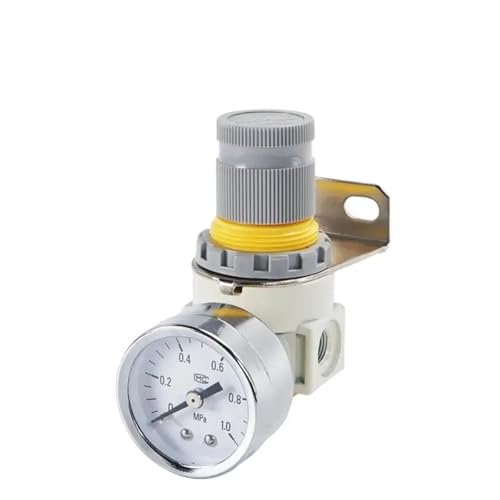 2pcs AR2000 G1/4 Mini Air Pressure Regulator Adjustable Pneumatic Reducing Valve With Gauge For Compressor AR1500 BR3000 BR4000 10bar(AR2000-4MM) von MYGZNDDEV