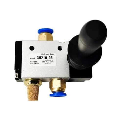 3 Way 2 Position 1/8 1/4 BSP Normally Closed Hand Lever Pneumatic Valve 3H210-08 3H310-10 3H410-15(With 10mm Fittings,3H210-08) von MYGZNDDEV
