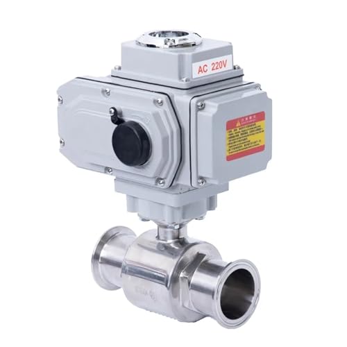 38mm High Platform Stainless Steel Food Grade Clamped Sanitary Electric Motorized Ball Valve Q911F-16P Electric Ball Valve(220VAC) von MYGZNDDEV