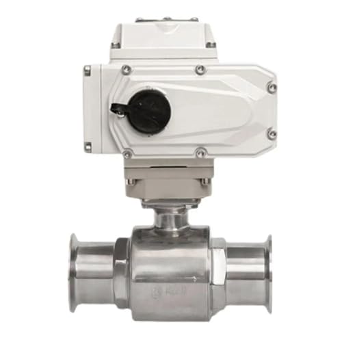 63mm Sanitary Stainless Steel Quick Connect Electric Ball Valve 220V 110V 12V 24V Clamp Type Quick-fit Through Ball Valves(12VDC) von MYGZNDDEV